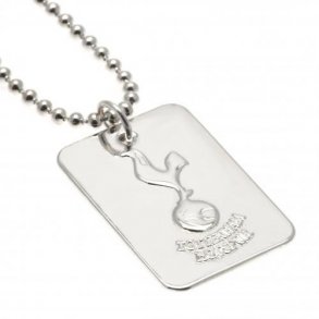 Tottenham Hotspur F.C. Slvbelagt Dog Tag Halskde