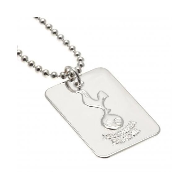 Tottenham Hotspur F.C. Slvbelagt Dog Tag Halskde