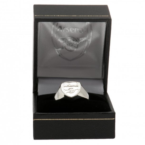 Arsenal F.C. Slvbelagt Ring - Medium