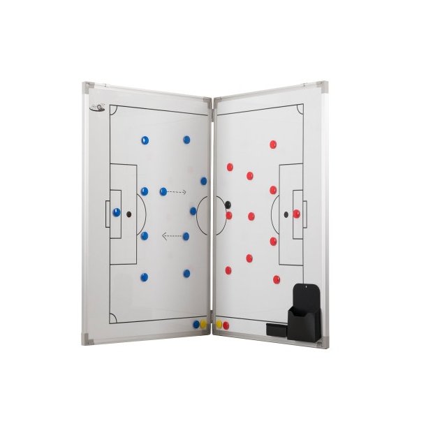 Whiteboard Fodbold Taktiktavle - Model Pro 11 - Str. 90x120 - Kuffertmodel