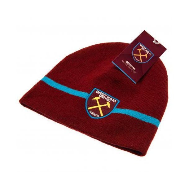 West Ham United FC Strikhue med broderet logo
