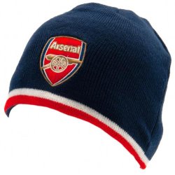 Arsenal F.C. Vendbar Strikhue med broderet logo
