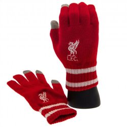 Liverpool F.C. Strikkede handsker - Str. Brn 
