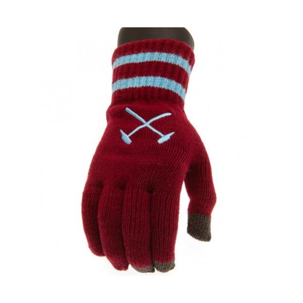 West Ham United FC Strikkede handsker Brn