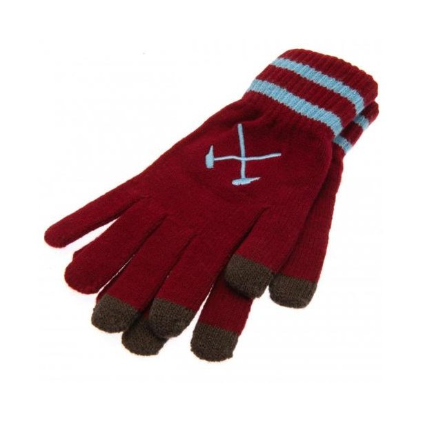 West Ham United FC Strikkede handsker Brn