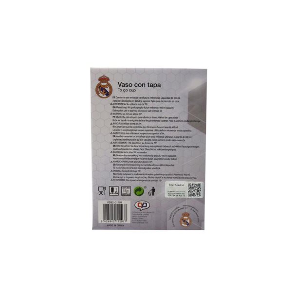 Real Madrid F.C. Kaffe " To Go " Krus