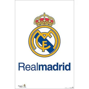 Real Madrid F.C Logo Plakat - Str. 61x91