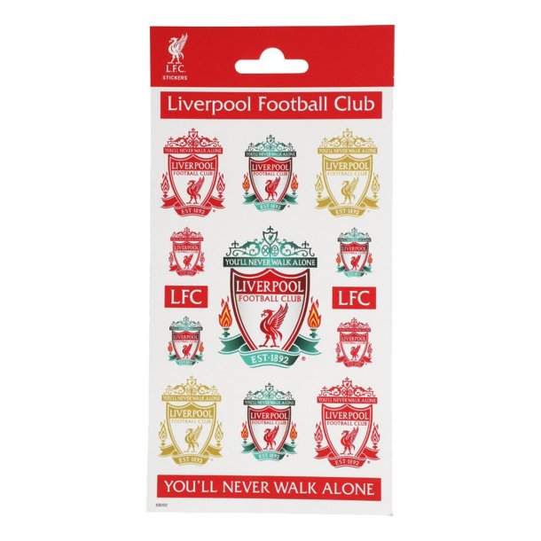Liverpool F.C klistermrker - pakke med 15 stk.