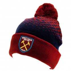 West Ham United F.C. Skihue med broderet logo