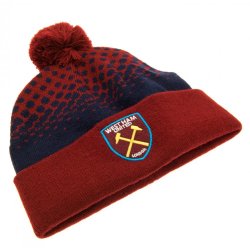 West Ham United F.C. Skihue med broderet logo