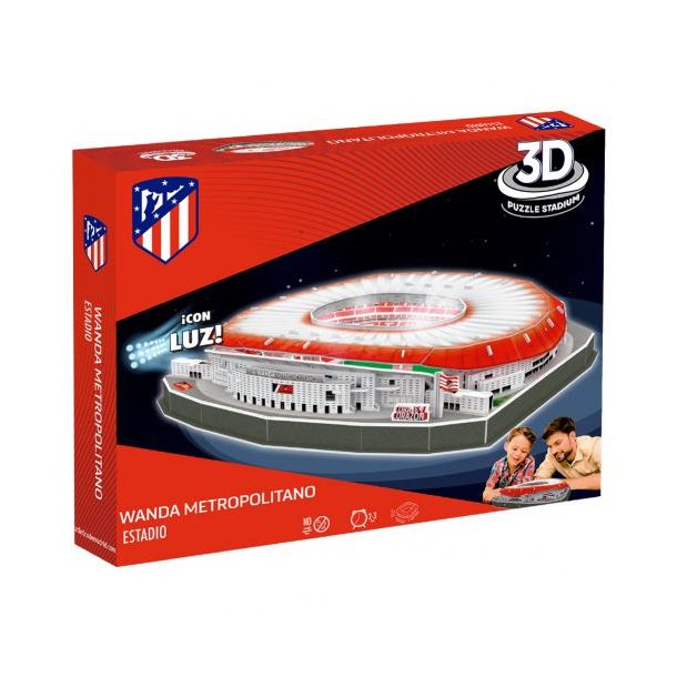 Atletico Madrid FC 3D Stadium Puslespil 
