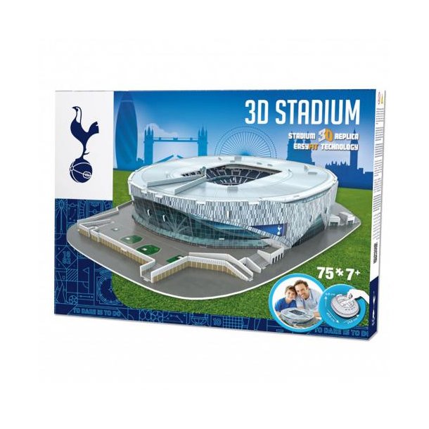 Tottenham Hotspur FC 3D White Hart Lane Stadium Puslespil 