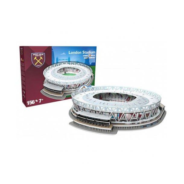 West Ham United FC 3D Stadium Puslespil 