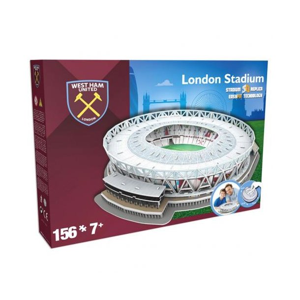 West Ham United FC 3D Stadium Puslespil 