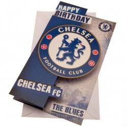 Chelsea F.C. Fdselsdagskort - "The blues"