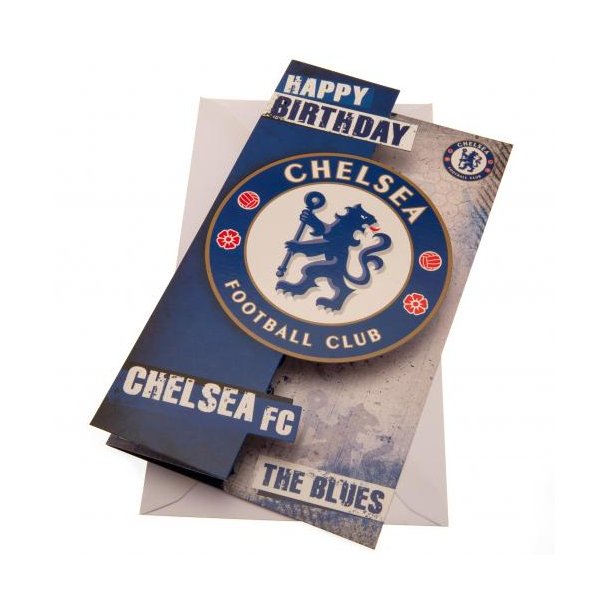 Chelsea F.C. Fdselsdagskort - "The blues"