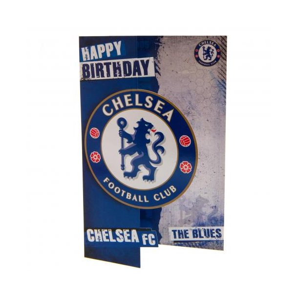 Chelsea F.C. Fdselsdagskort - "The blues"