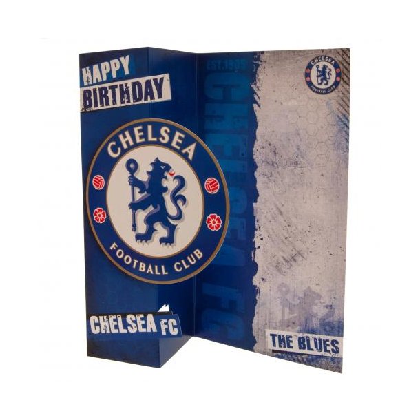 Chelsea F.C. Fdselsdagskort - "The blues"