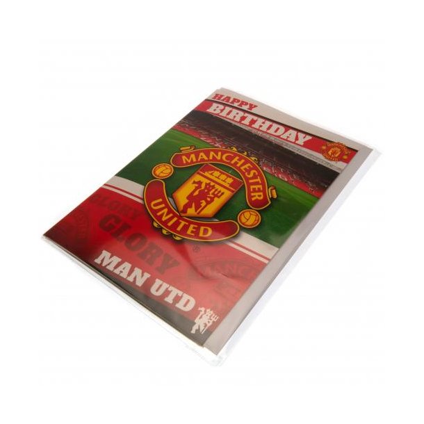 Manchester United F.C. Fdselsdagskort Med Musik