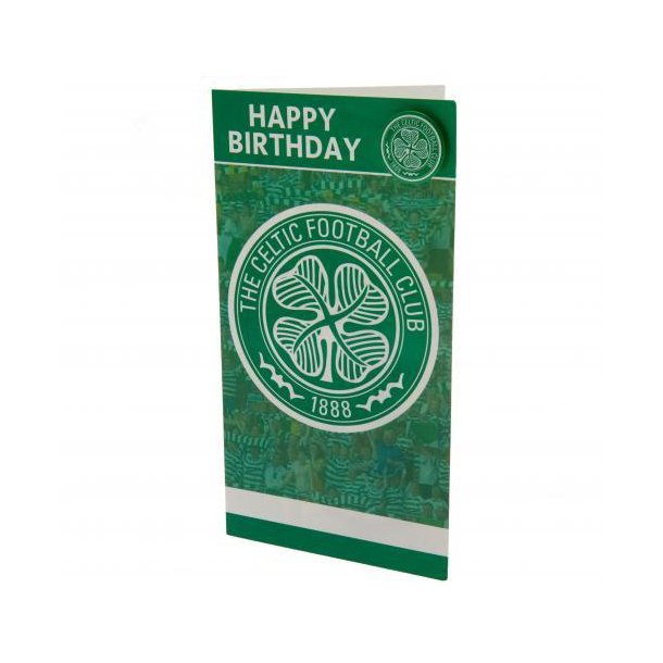 Celtic F.C. Fdselsdagskort &amp; Badge