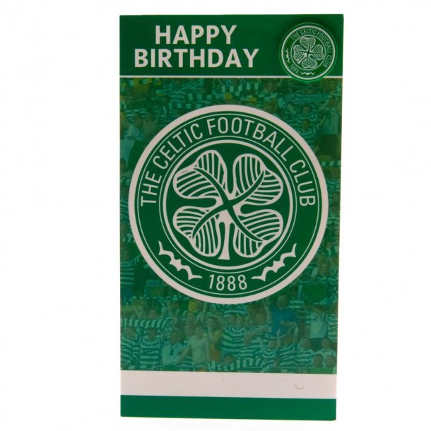 Celtic F.C. Fdselsdagskort &amp; Badge