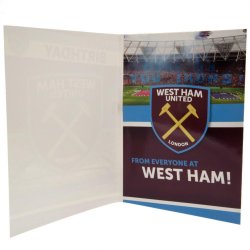 West Ham United F.C. Fdselsdagskort Med Musik