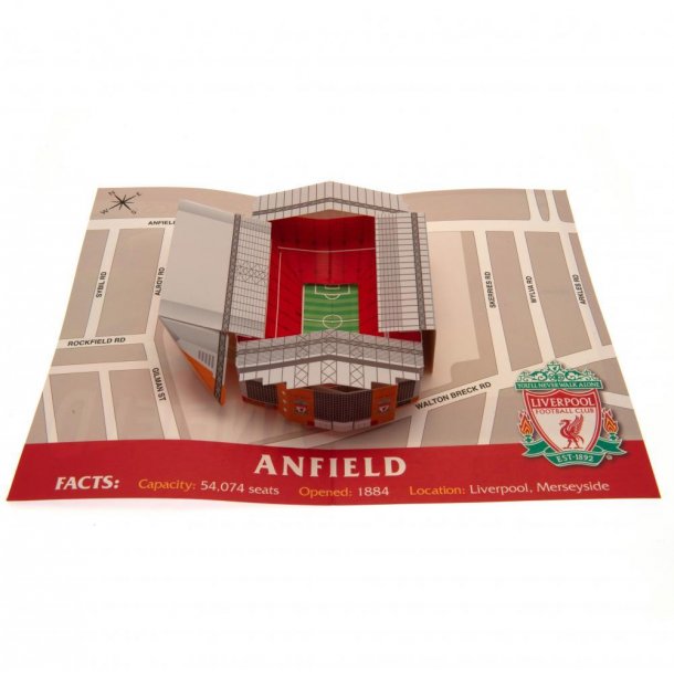 Liverpool FC Pop-Up Fdselsdagskort