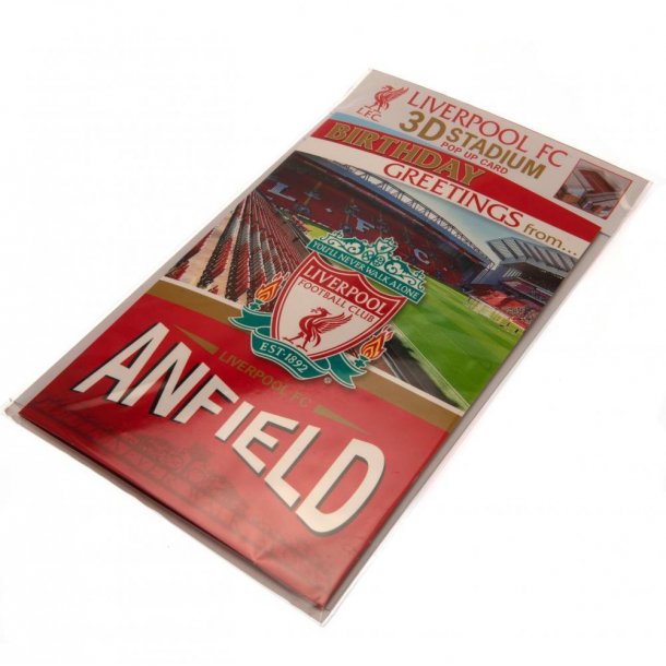 Liverpool FC Pop-Up Fdselsdagskort