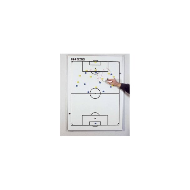 Whiteboard Fodbold Taktiktavle - Model Top Coach - Str. 60x90