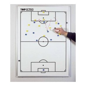 Whiteboard Fodbold Taktiktavle - Model Top Coach - Str. 75x100 