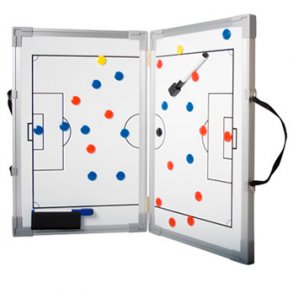 Whiteboard Fodbold Taktiktavle - Model B+D - Str. 45x60 - Kuffertmodel